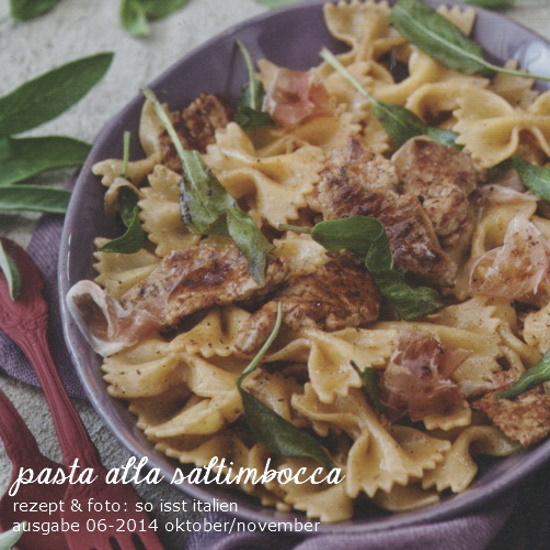 kme pasta alla saltimbocca